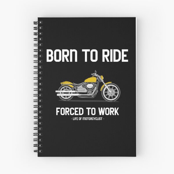 Item preview, Born To Ride Forced To Work Biker Motorcycle designed and sold by KLINESTORE.