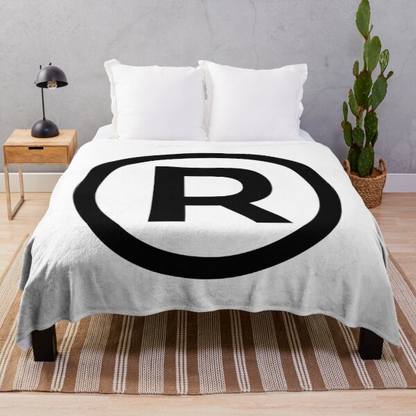 Item preview, Registered Trademark Sign Black designed and sold by ZeptoShop.