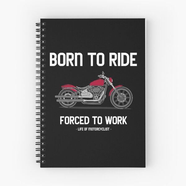 Item preview, Born To Ride Forced To Work Biker Motorcycle designed and sold by KLINESTORE.