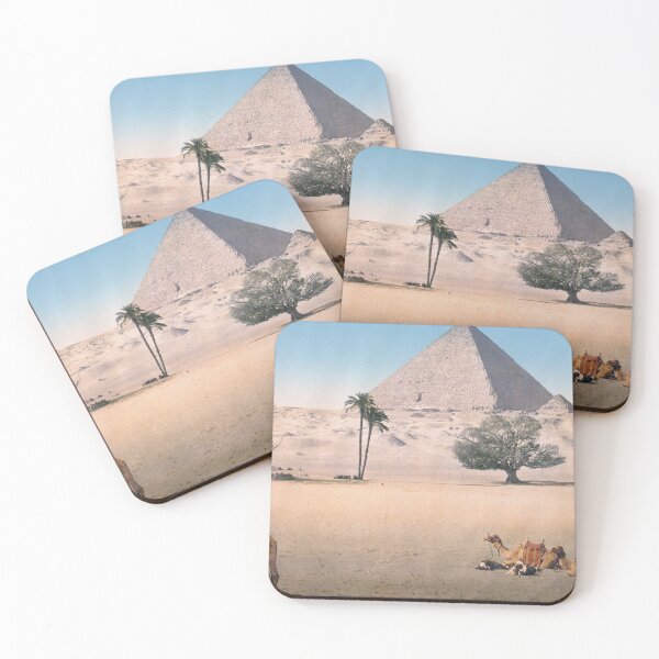Item preview, Great Pyramid of Giza - Circa 1900 Photochrom designed and sold by warishellstore.