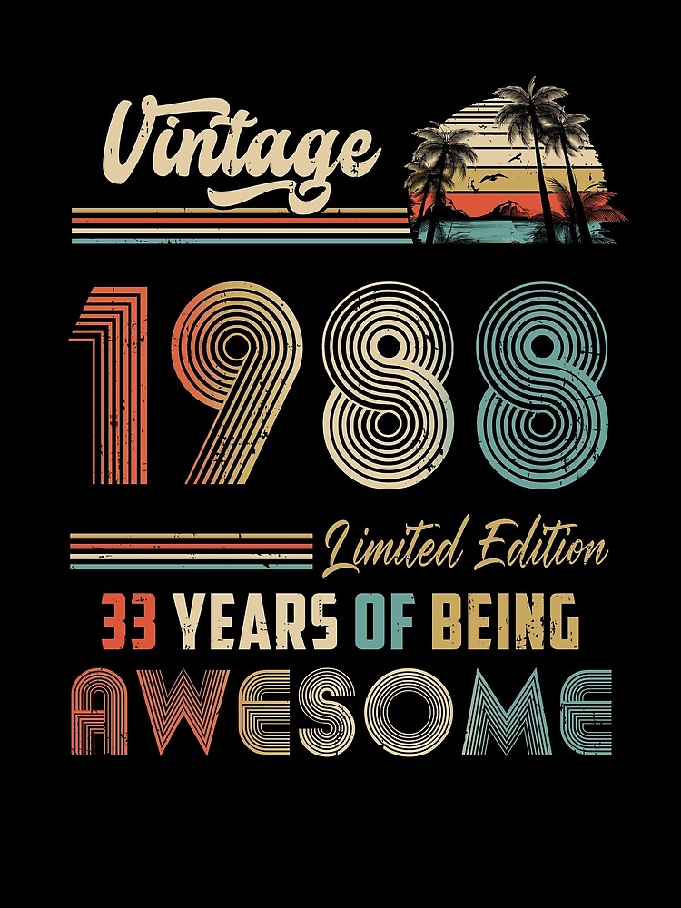 Best Of 1986 Birthday 33years Old Mixtape Vintage T-Shirt Best Of 1986 Birthday 33years Old Mixtape Vintage T-Shirt