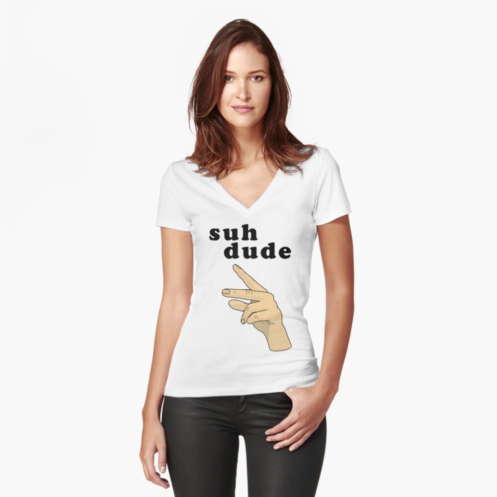 Item preview, Fitted V-Neck T-Shirt designed and sold by alexandergbeck.