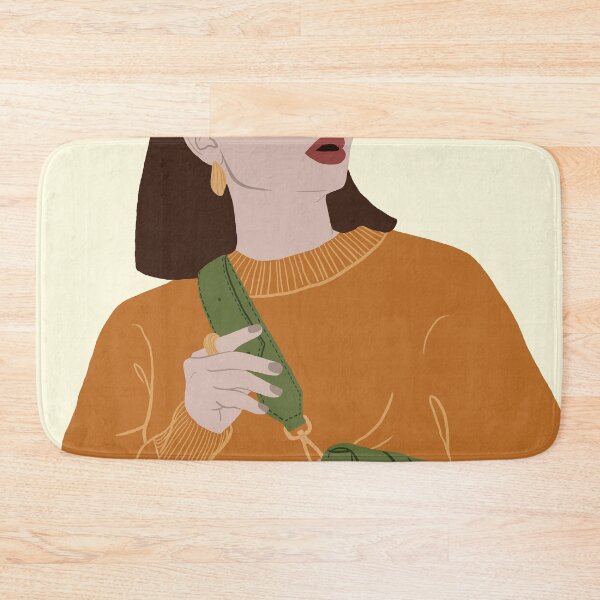 Item preview, MINIMALISTIC FEMALE ORANGE GREEN FASION OUTFIT ILLUSTRATION designed and sold by artbynikav.