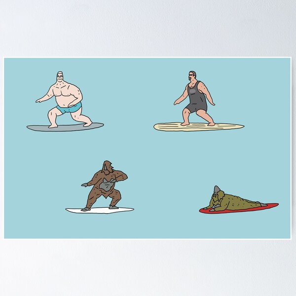 Item preview, The Big Lez Show Surfing designed and sold by thebcarts.