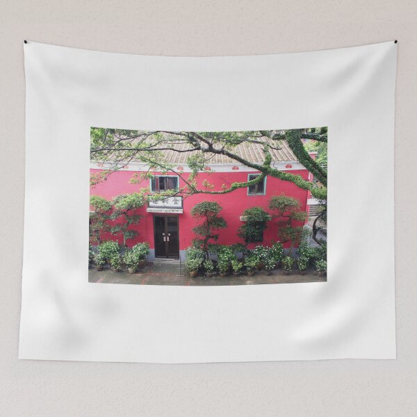Item preview, Monastery at the Big Buddha, Hong Kong  designed and sold by Kirsten Covington.