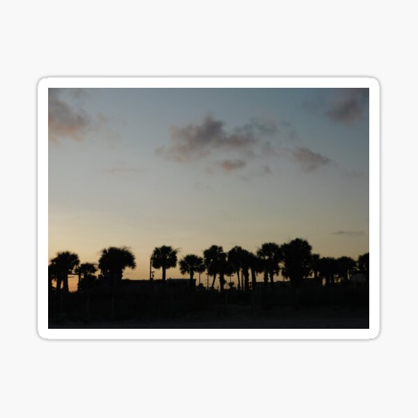 Palm Trees at Myrtle Beach Sticker