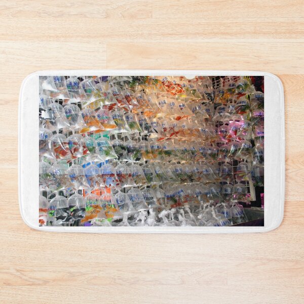 Item preview, Goldfish on a wall in the market in Hong Kong designed and sold by Kirsten Covington.
