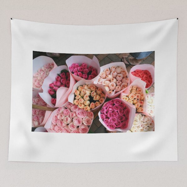 Item preview, Roses in the flower market, Hong Kong designed and sold by Kirsten Covington.
