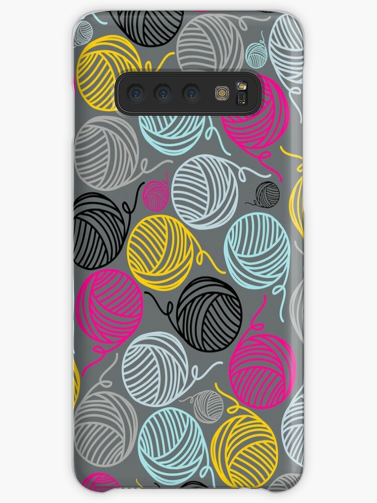 Pink Yarn Samsung S10 Case
