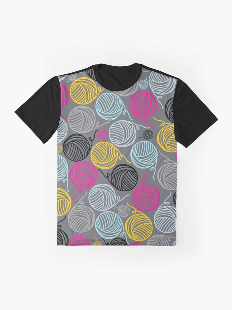 Alternate view of Yarn Yarn Yarn Yarn Yarn Graphic T-Shirt