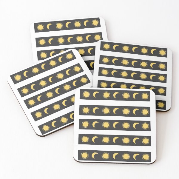 Item preview, Moon and Sun Washi Tape Sticker Pack designed and sold by matmazel.