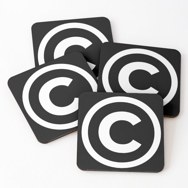 Item preview, Copyright Sign White designed and sold by ZeptoShop.