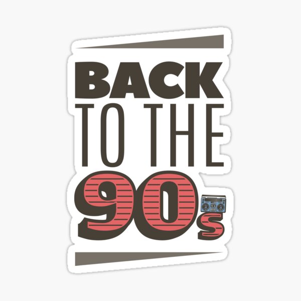 Back to 90s Stickers, Unique Designs