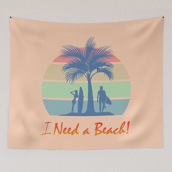 Item preview, 'I Need a Beach'... Surfer Island Sunset designed and sold by Michael Pilinski.