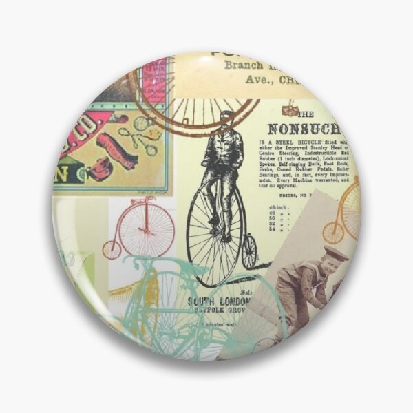 Item preview, Bike Collage Travel Retro designed and sold by geekfunstore.