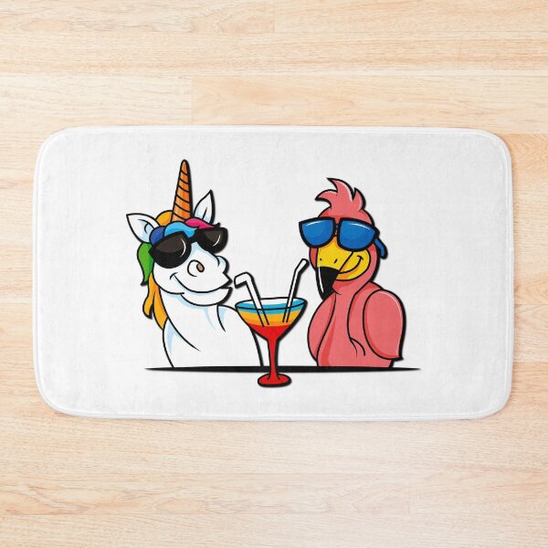 Item preview,   UNICORN & BIRD ENJOYING A COCKTAIL designed and sold by R.U BOLD.