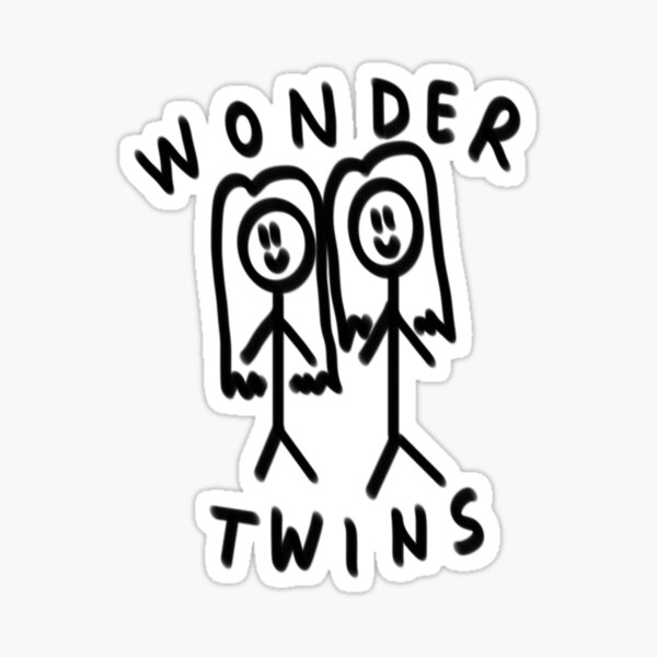 Wonder Twins Sticker