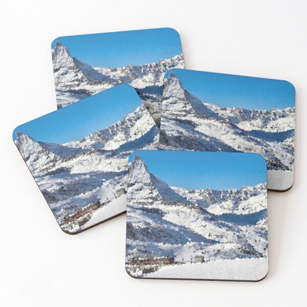 Item preview, Train and Snowy Mountains designed and sold by MathenaArt.