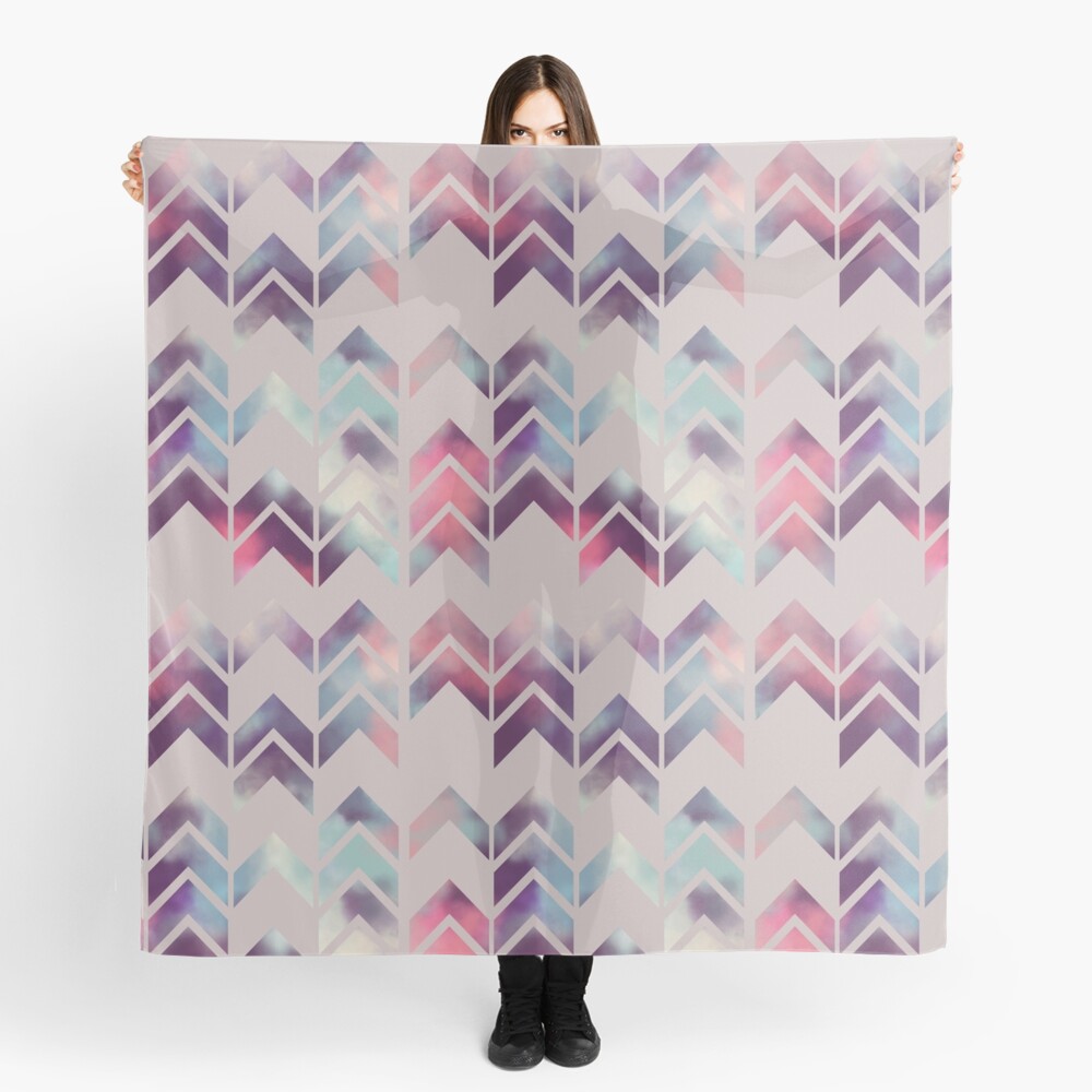 Chevron Dream (Mauve) Scarf