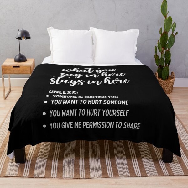 Item preview, What You Say In Here Stays In Here Confidentiality Reminders  designed and sold by natalieritchie.