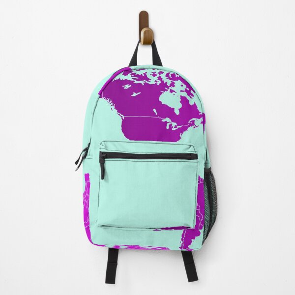 Item preview, Purple World Map designed and sold by ganje.