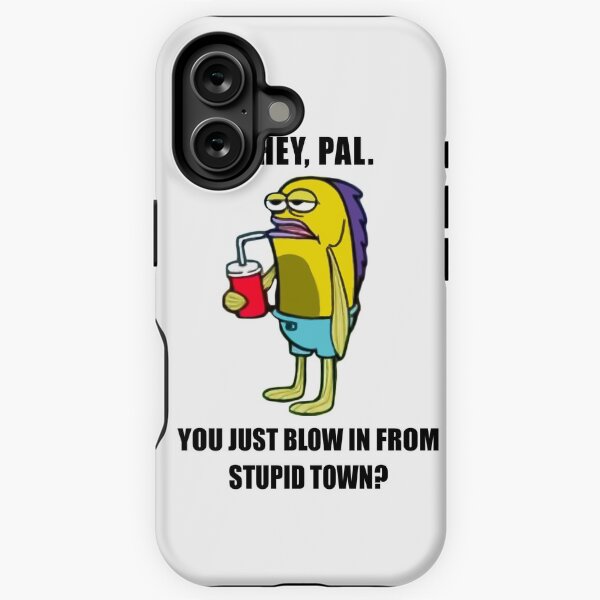 Vista previa del artículo con la obra «Bob Esponja, pez de pueblo estúpido», diseñado y vendido por oscarmp14.