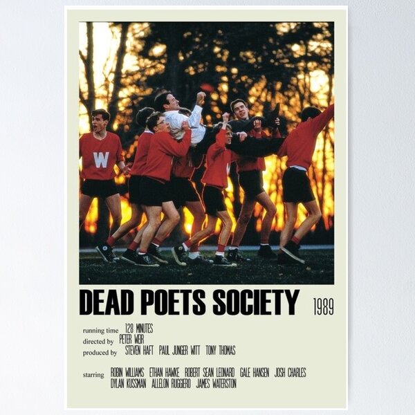 Item preview, Dead Poets Society Poster designed and sold by variousvarieties.