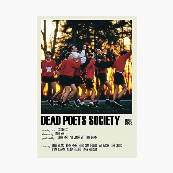 Item preview, Dead Poets Society Poster designed and sold by variousvarieties.