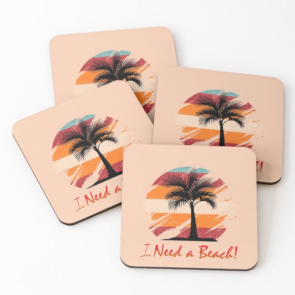 Item preview, 'I Need a Beach'... Tropical Dream in Silhouette designed and sold by Michael Pilinski.