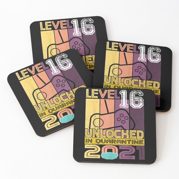 Item preview, Level 16 Unlocked In Quarantine 2021 Gamer 16th Birthday  designed and sold by shirleyfinley.