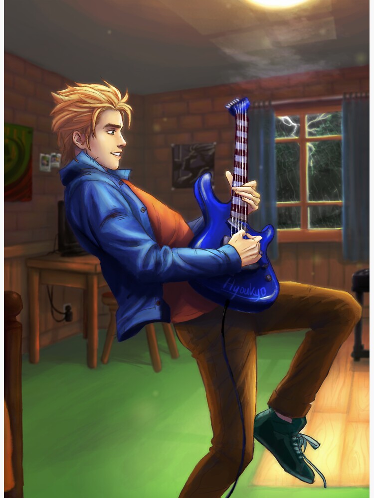 “Sam - Stardew Valley” Sticker for Sale by HyoukyosArt | Redbubble