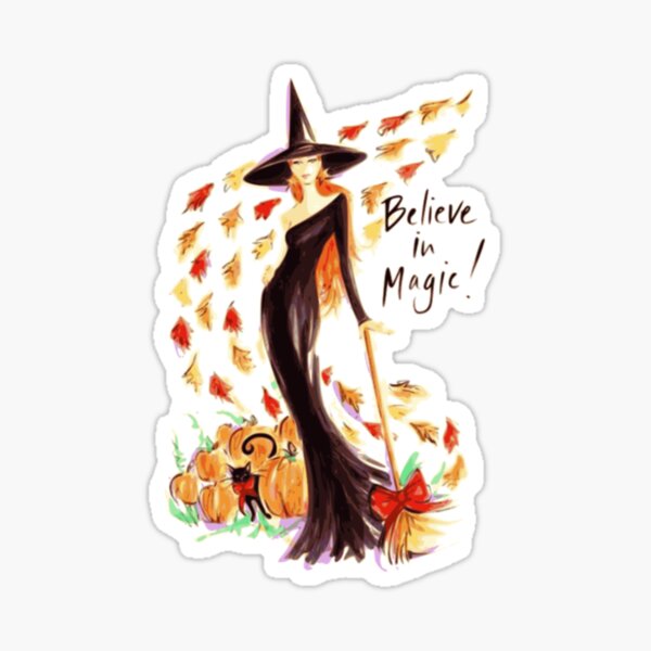 Item preview, Believe in Magic Witch designed and sold by The Cottage Cauldron.