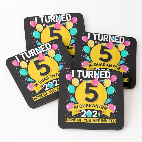 Item preview, Funny I Turned 5 In Quarantine 2021 5th Birthday Boys Girls  designed and sold by shirleyfinley.