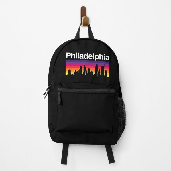 Item preview, Philadelphia Skyline, Sunset Gradient - Black designed and sold by DionBlaster.