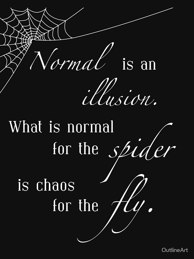 Thumbnail 7 of 7, Classic T-Shirt, Normal is an Illusion - Morticia Addams designed and sold by OutlineArt.
