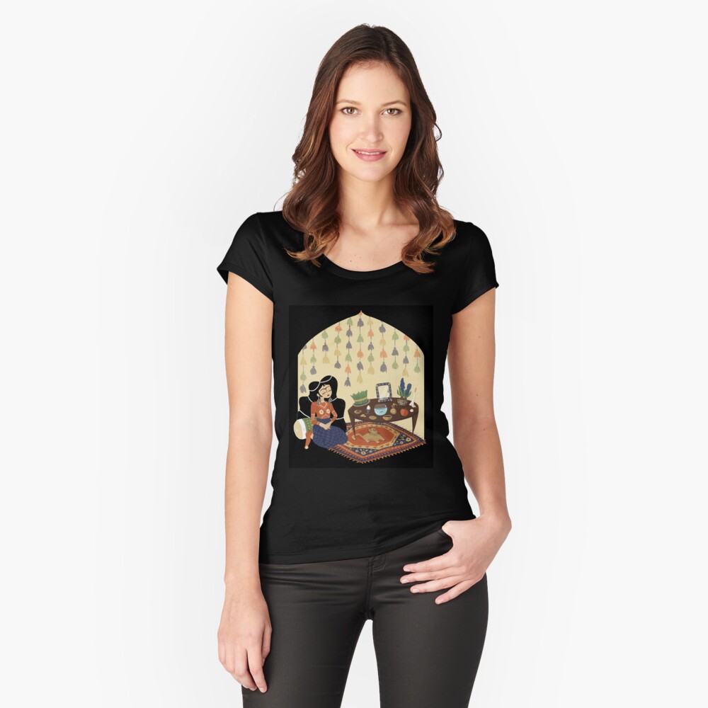 Aperçu de l'œuvre T-shirt échancré créée et vendue par mintcult.