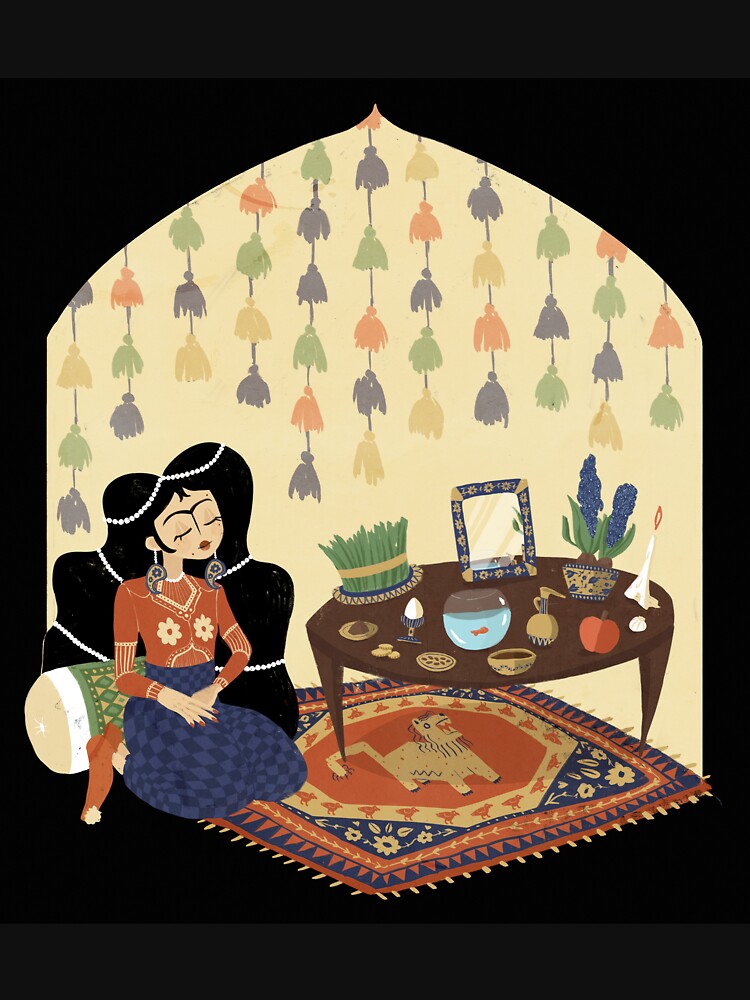 Aperçu 7 sur 7. T-shirt classique avec l'œuvre Norouz créée et vendue par mintcult.