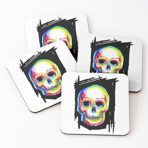 Item preview, Technicolorskull designed and sold by bdoodles.