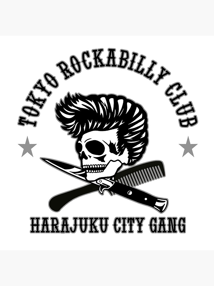 Tokyo Rockabilly Club ステッカー Tokyo Rockabilly Club Logo Design