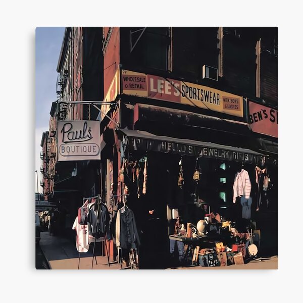 retro city Beastie Pauls Boutique Canvas Print