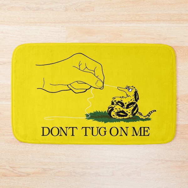 Item preview, Worm on a String Gadsden Flag Parody | Don't Tug On Me designed and sold by ctkrstudio.