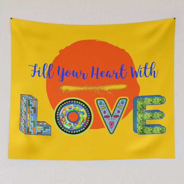 Item preview, Fill Your Heart With Love designed and sold by artfulnotebook.