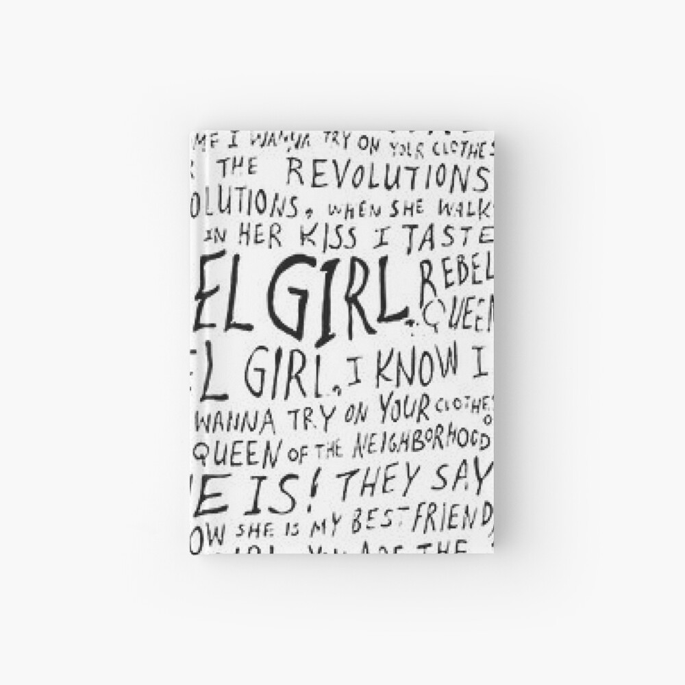 Rebel Girl Typ Title Lyrics of Song  iPad Case & Skin for Sale by