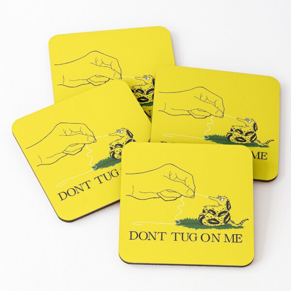 Item preview, Worm on a String Gadsden Flag Parody | Don't Tug On Me designed and sold by ctkrstudio.