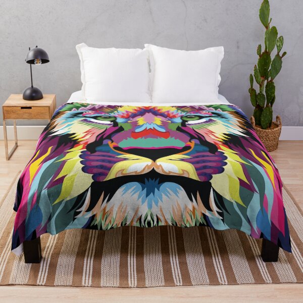 Item preview, Colourful lion art designed and sold by myseptember18th.