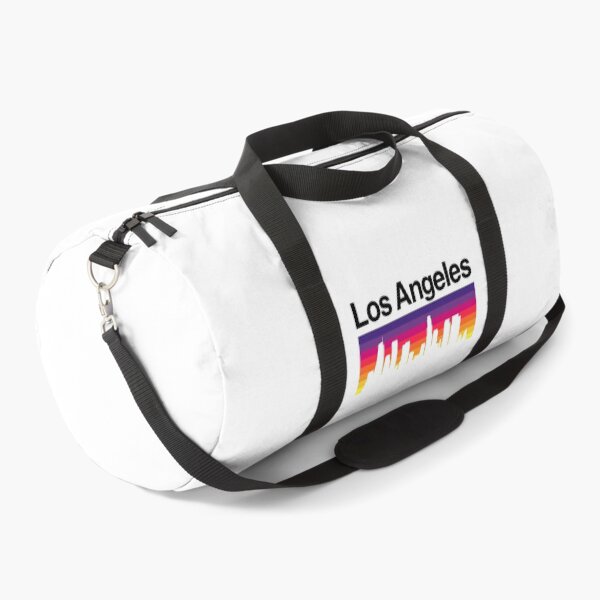 Item preview, Los Angeles Skyline, Sunset Gradient - White designed and sold by DionBlaster.