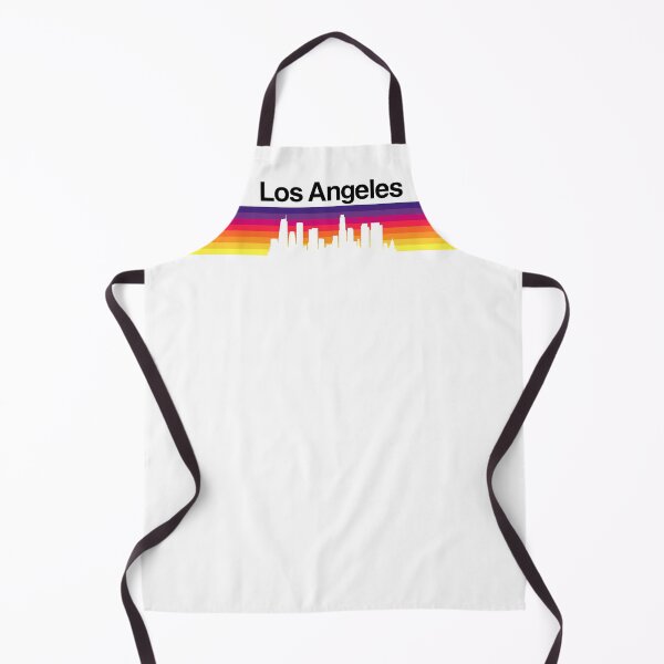 Item preview, Los Angeles Skyline, Sunset Gradient - White designed and sold by DionBlaster.