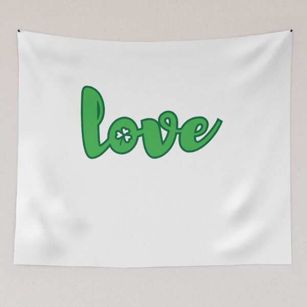 Item preview, Love Saint Patrick's Day with Clover Mint tee designed and sold by TheFlipRepublic.
