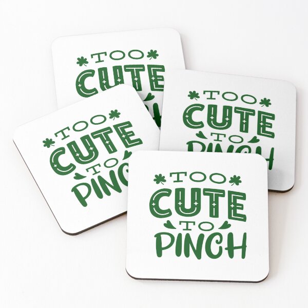 Item preview, Too Cute To Pinch Saint Patrick's Day tee designed and sold by TheFlipRepublic.