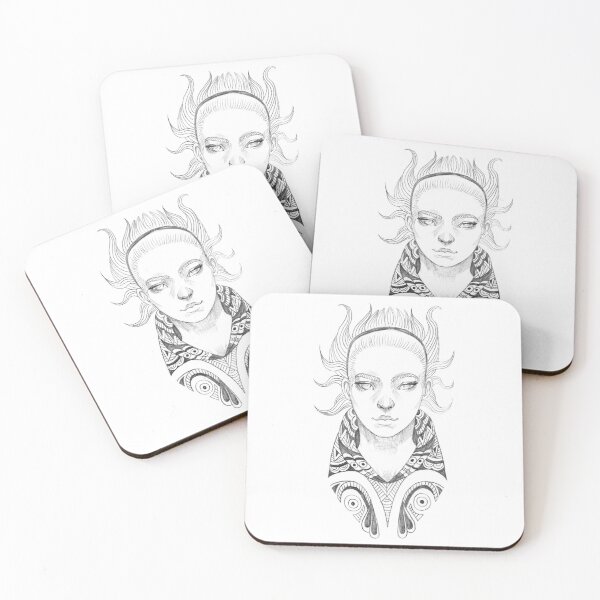 Item preview, Cool Pencil Drawing Intricate Lady 1 designed and sold by papererwin.